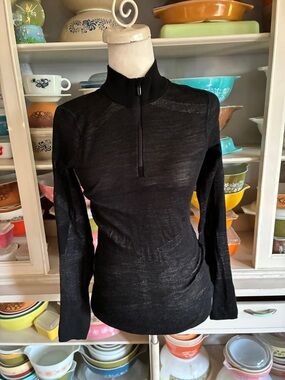 Smartwool Intraknit Thermal Merino Base Layer 1/4 Zip Top - Size Medium